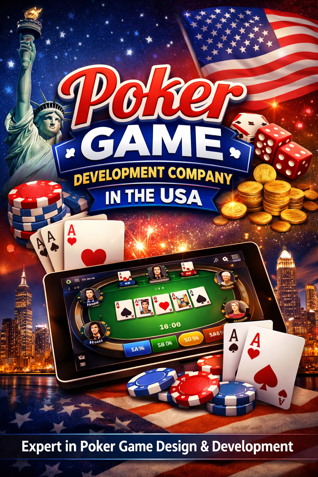 Poker Game Development Company in the USA